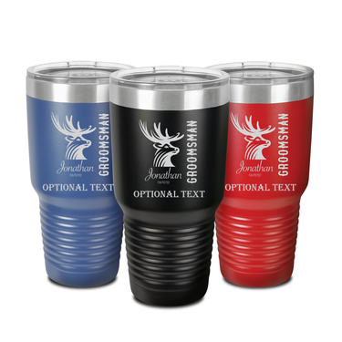 Custom 30 oz Personalized Tumbler Unique Groomsmen Gifts for Memorable Weddings